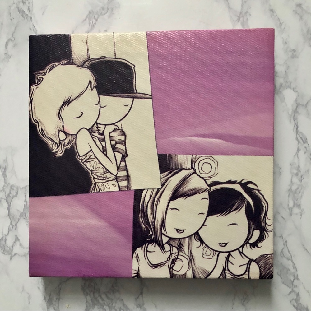Kurt Halsey couples canvas